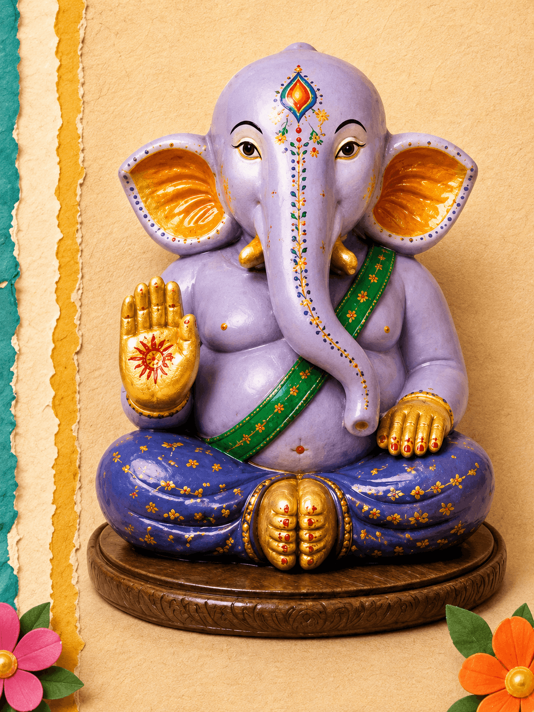 Bappa painted by a child