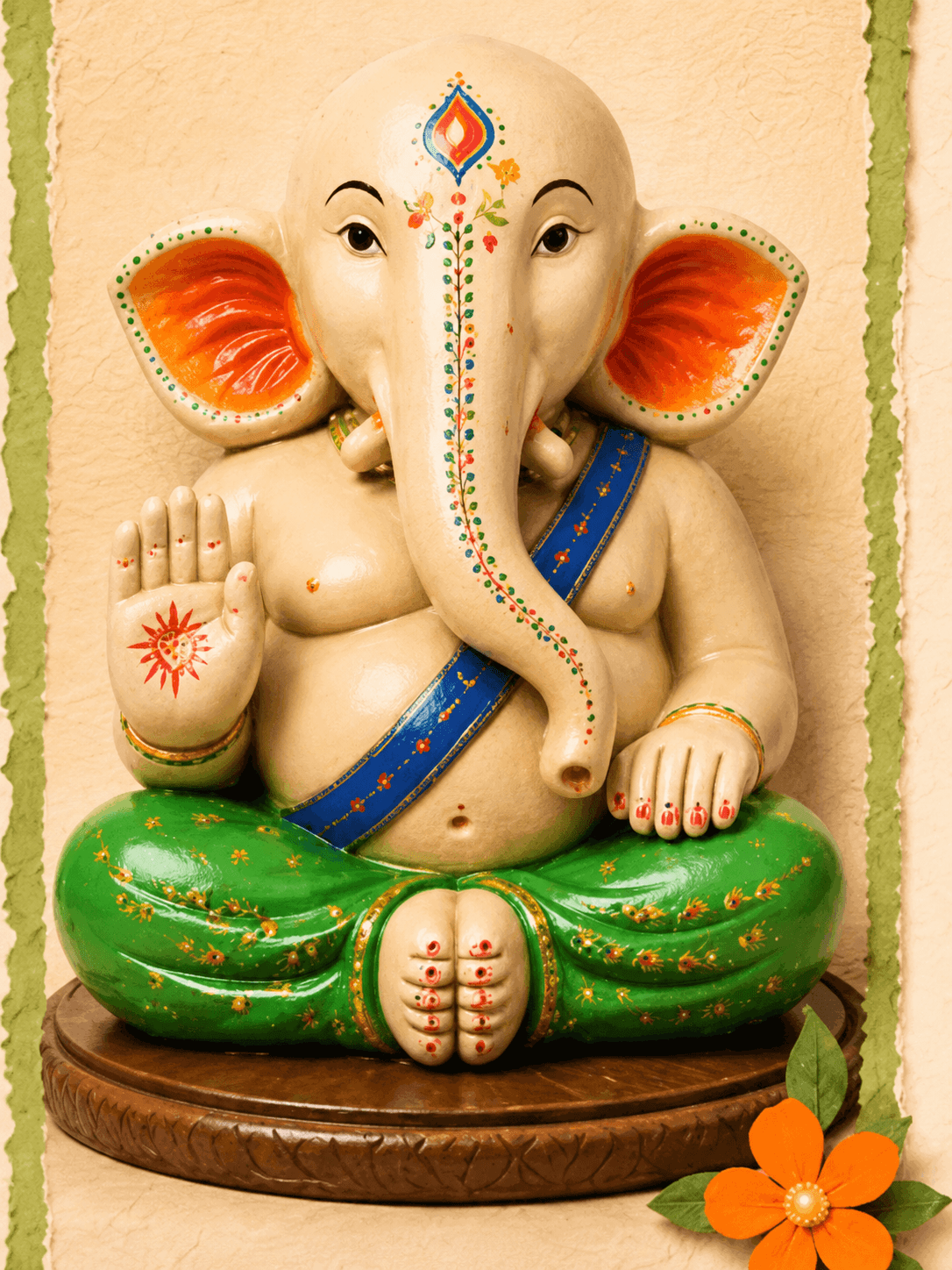 Bappa painted by a child