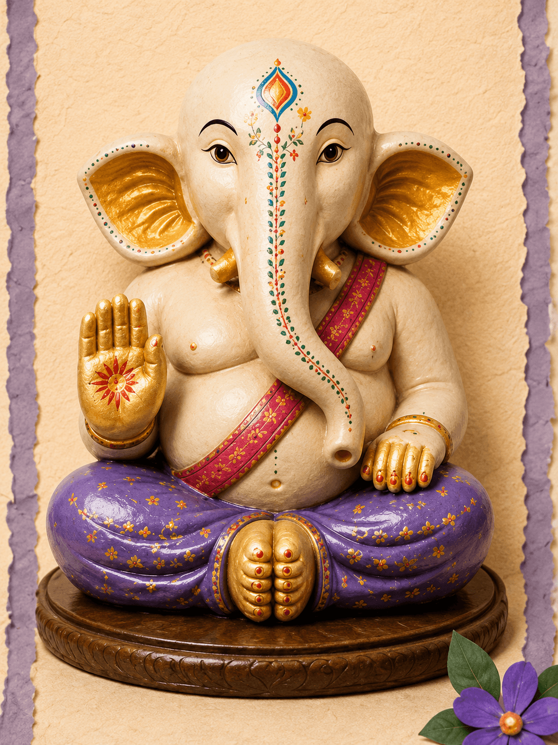 Bappa painted by a child