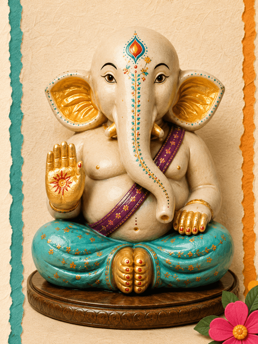 Bappa painted by a child